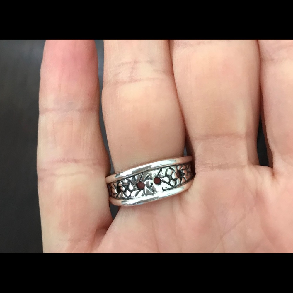 NWOT SAINT Sarah Jane Bee Ring 18k gold&sterling - Picture 9 of 10